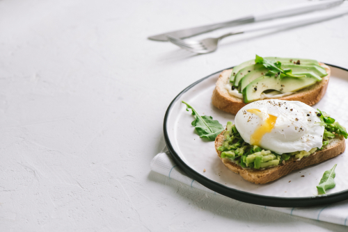Poached Eggs With Avocado Toast