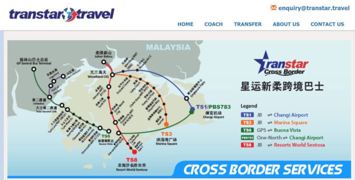 transtar travel jb to singapore