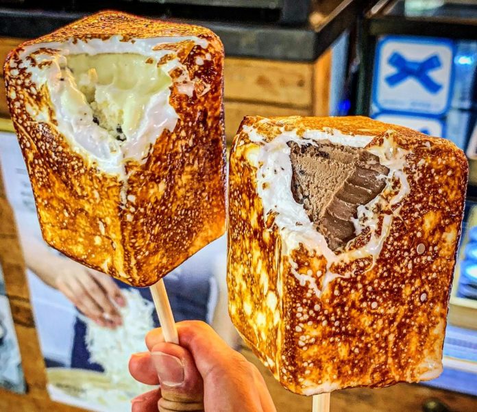 Torched Marshmallow Ice Cream The Most Popular Dessert in South Korea