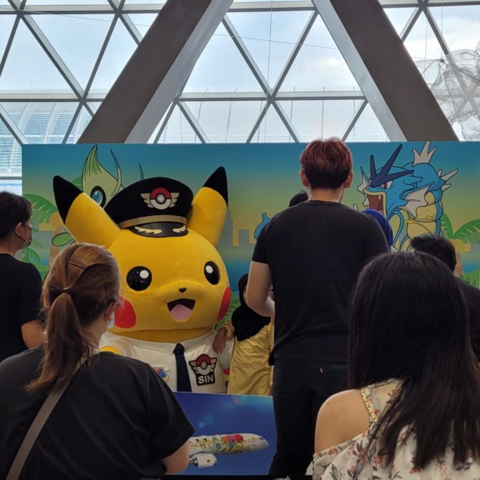 Pikachu Meet-and-Greet Session in Singapore at Jewel Changi Airport