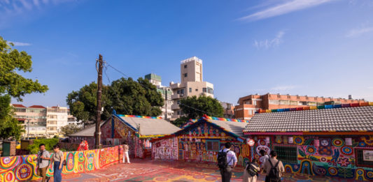 Taichung,,Taiwan,-,4,Mar,2019:,Rainbow,Village,In,Taichung,