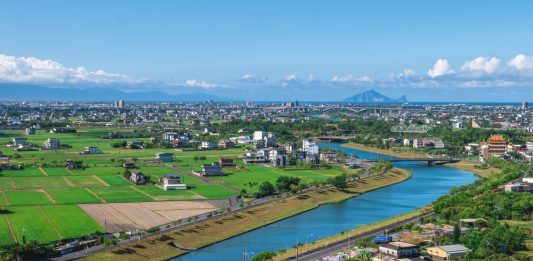 Scenery,Of,The,Bank,Of,Dongshan,River,In,Yilan,County,