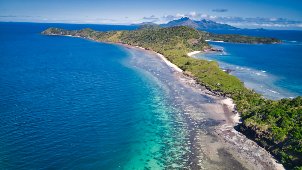 Beautiful,Fiji,From,Above,,Taken,By,Drone.,Bula