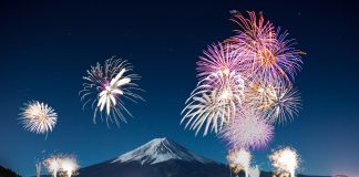 Firework,Fuji,Mt.,Japan