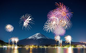 Firework,Fuji,Mt.,Japan