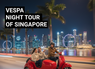 Singapore After Dark on a Vespa: Here’s How to See the City Once the Sun Goes Down