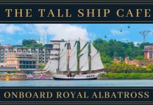 Get 15% discount off total bill when you dine at Royal Albatross Tall Ship Cafe Restaurant