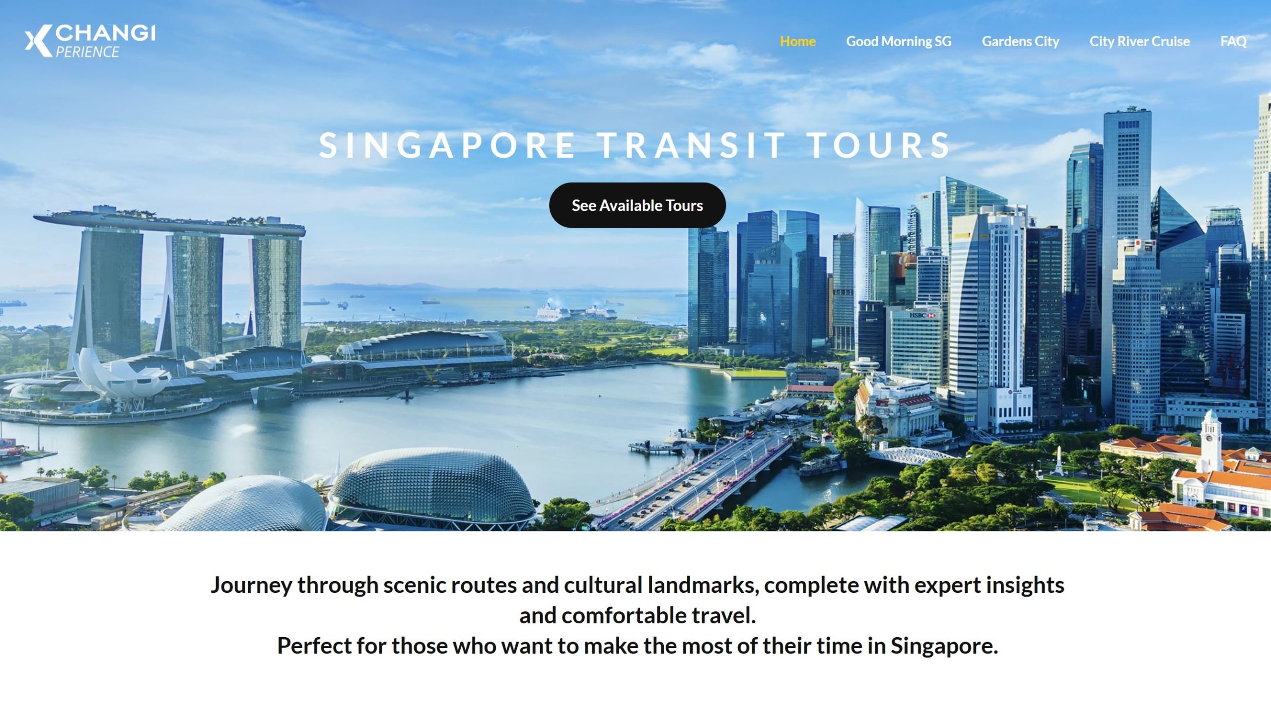 Singapore Transit Tours Booking Site