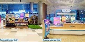TMFT Shuttle tickets are now sold at Changi Recommends counters in T2 and T4